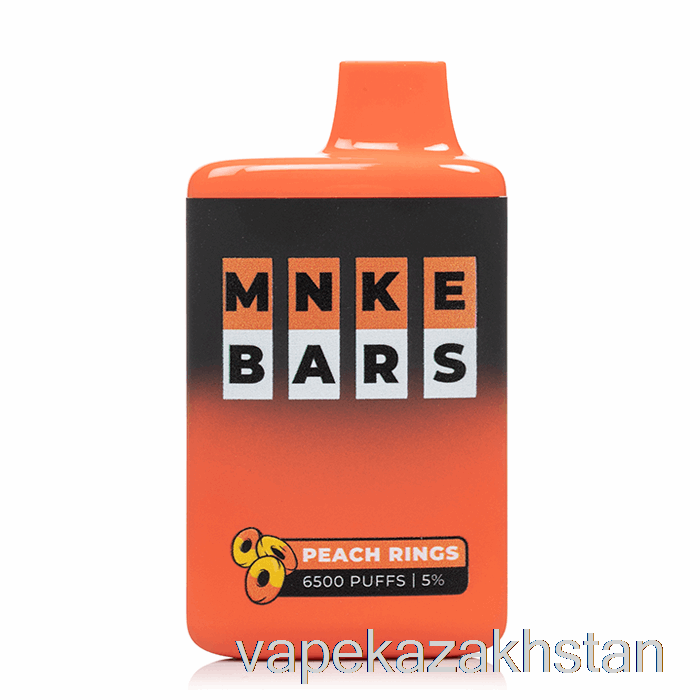 Vape Kazakhstan MNKE BARS 6500 Disposable Peach Rings